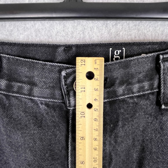 George Jeans Men's 39x28 Black Denim Regular Fit Straight‎ Leg Tag 38x30 - Picture 9 of 12